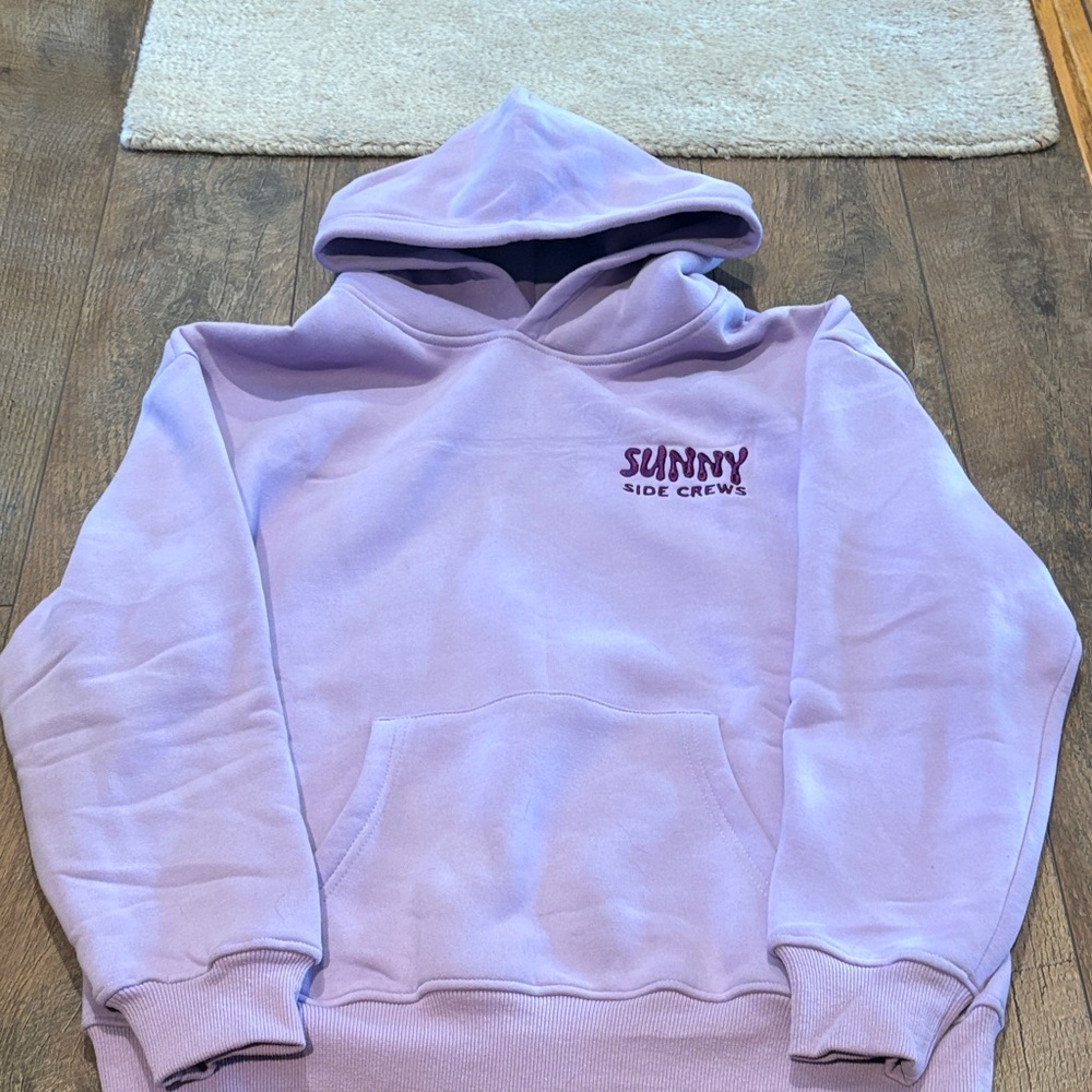 Never worn Sunny Side Crew Lavender Hoodie